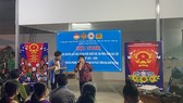 Diễn tiểu phẩm tuyên truyền bầu cử ở khu dân cư