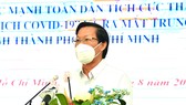 TPHCM phát động phong trào phát huy sức mạnh toàn dân tham gia phòng chống dịch Covid-19