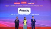 Amway Việt Nam là doanh nghiệp có vốn đầu tư nước ngoài kinh doanh thành công ở Việt Nam 10 năm liền