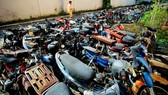 Nhiều xe máy vi phạm luật giao thông quá thời gian giải quyết nhưng không có người đến nhận