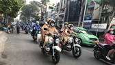 TPHCM thường xuyên ra quân các đợt kiểm tra xử lý phương tiện lưu thông trên địa bàn . Ảnh QUỐC HÙNG