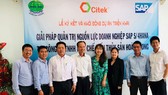 Đại diện CITEK và Thủy sản Hoàng Long tại lễ ký kết