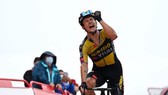 Niềm vui chiến thắng của Roglic tại đích đến