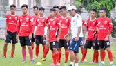 Đội hạng nhì Long An. Ảnh: ANH TUẤN
