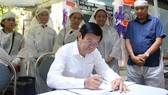 Nguyên Chủ tịch nước Trương Tấn Sang tiễn biệt Nhân sĩ Nguyễn Hữu Hạnh