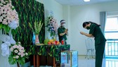 Cha mất, cán bộ biên phòng lập bàn thờ bái vọng
