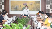 Chủ tịch UBND TPHCM Phan Văn Mãi thăm, động viên lực lượng vũ trang tham gia phòng chống dịch