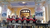 The opening ceremony of the exhibition