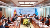 Vietnamese Auditor General and ASOSAI Chair for 2018 - 2021 Tran Sy Thanh presides over the online opening ceremony of the 15th ASOSAI Assembly. (Photo: VNA)