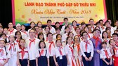 Lãnh đạo TPHCM gặp gỡ 170 thiếu nhi nhân dịp đầu xuân 2018