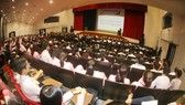 Quang cảnh Hội thảo về quản lý thể thao tại Đại học Tôn Đức Thắng.