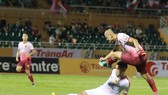 Lê Quốc Phương ghi bàn nâng tỷ số 2-0. Ảnh: NGUYỄN HOÀNG