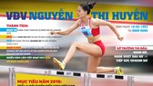 Nguyễn Thị Huyền trở lại đường đua 400m rào nữ. Infographic: HỮU VI; Ảnh: DŨNG PHƯƠNG