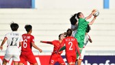 U19 nữ Việt nam không thể gây bất ngờ trước CHDCN Triều Tiên. Ảnh: Đoàn Nhật