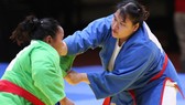 Nguyễn Thị Thanh Thủy thắng tuyệt đối ở hạng cân 70kg nữ.