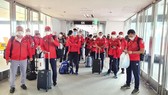 Đoàn thể thao Việt Nam đến Nhật Bản tham dự Olympic. Ảnh: N.ĐÌNH