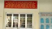 Bộ phận một cửa UBND xã Tân Lộc Đông đóng cửa trong giờ làm việc