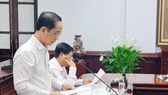 Trưởng ban Tổ chức Tỉnh ủy Bạc Liêu Hồ Thanh Thủy công bố quyết định