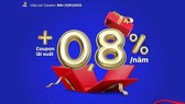 SCB tặng Coupon lãi suất 0,8%/năm dành cho khách hàng gửi tiền tại quầy