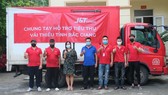 J&T Express chi nhánh Hà Nội đã tiêu thụ gần 2 tấn vải thiều Bắc Giang