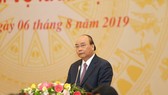 Thủ tướng Chính phủ Nguyễn Xuân Phúc phát biểu chỉ đạo tại hội nghị trực tuyến toàn quốc tổng kết năm học 2018-2019, triển khai nhiệm vụ năm học 2019-2020