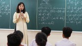 Cô Nguyễn Thu Hồng, Tổ trưởng chuyên môn Toán, Trường THPT Mạc Đĩnh Chi (TPHCM). Ảnh minh họa: HOÀNG HÙNG