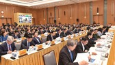 Các đại biểu dự hội nghị Chính phủ sáng 28-12