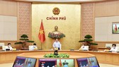 Thủ tướng Phạm Minh Chính chủ trì và phát biểu tại cuộc họp trực tuyến với lãnh đạo Thành phố Hồ Chí Minh về triển khai các biện pháp phòng, chống dịch Covid-19, ngày 8-7. Ảnh: VIẾT CHUNG
