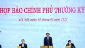 Họp báo Văn phòng Chính phủ tối 3-3