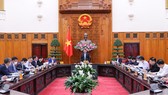 Cuộc họp về tình hình cung ứng điện, cấp than, khí cho sản xuất điện, bảo đảm cân đối lớn về năng lượng. Ảnh: VIẾT CHUNG