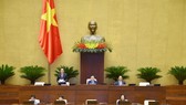 Quốc hội sáng 27-5. ẢNH: VIẾT CHUNG