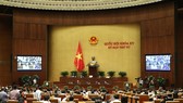 Quang cảnh phiên thảo luận của Quốc hội, sáng 28-10. Ảnh: QUANG PHÚC