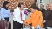 Lãnh đạo TPHCM thăm, chúc tết 3 Phó Pháp chủ Hội đồng Chứng minh Giáo hội Phật giáo Việt Nam