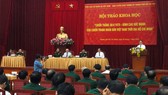 Đồng chí Trần Lưu Quang phát biểu khai mạc Hội thảo khoa học. Ảnh: VGP/Băng Tâm