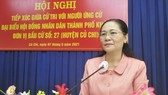 Đồng chí Nguyễn Thị Lệ: HĐND TPHCM nhập cuộc, giám sát ngay dự án "treo" cử tri phản ánh