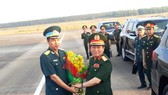 Đại tướng Ngô Xuân Lịch làm việc với ban quản lý Dự án xử lý dioxin tại sân bay Biên Hòa
