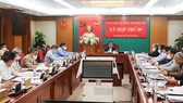 Quang cảnh kỳ hợp thứ 9 của UBKT Trung ương từ ngày 29-11 đến ngày 1-12