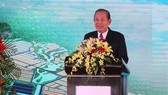 Deputy Prime Minister Truong Hoa Binh addresses the ceremony (Photo: VNA)