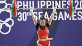 Weightlifter Vuong Thi Huyen is the only youth representing athletes in the list. (Photo: vnexpress.net)