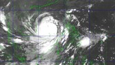 Satellite image shows storm Molave