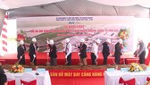 The groundbreaking ceremony of apron expansion project at Phu Bai Airport (Photo: AVG)
