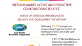 Vietnam makes active and proactive contributions to APEC