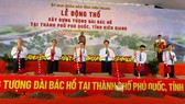 Kien Giang holds groundbreaking ceremony of President Ho Chi Minh’s statue 