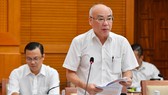 Trưởng Ban Tuyên giáo Thành ủy TPHCM Phan Nguyễn Như Khuê phát biểu tại buổi làm việc. Ảnh: VIỆT DŨNG