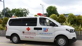 Xe cứu thương Agribank Chi nhánh Bình Thạnh  tài trợ Bệnh viện TP Thủ Đức