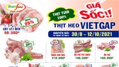 Thịt heo VietGAP Sagrifood giảm giá sốc