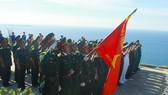 Lễ thượng cờ trên đỉnh Thới Lới đảo Lý Sơn