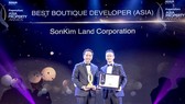 SonKim Land nhận giải “Best Boutique Developer” tại lễ trao Giải thưởng Bất động sản châu Á 2018 ​
