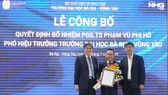 PGS.TS Phạm Vũ Phi Hổ được bổ nhiệm làm Phó Hiệu trưởng Đại học Bà Rịa – Vũng Tàu