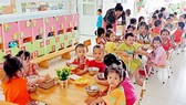 Một lớp học dành cho con công nhân tại Trường Mầm non Khu chế xuất Tân Thuận, TPHCM
